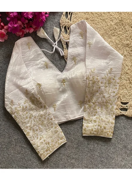 Pinki 30 Fendi Silk Embroidery Work Blouse Bulk Orders In India